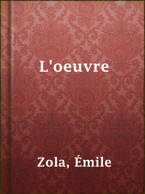Cover image for L'oeuvre